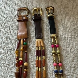 3 Beaded Belts